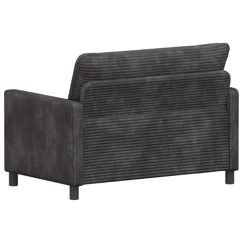 Sofa Dark Grey 126 x 81 x 87.5 cm Polyester