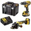 Dewalt Zestaw Combo 18V Dck2020P2T (Dcd791, Dcg405) 2X5,0Ah Tstak