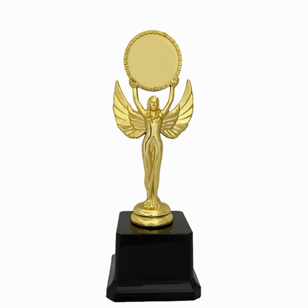 Кубок Награда Богини Пластиковый Маленькая Золотая Статуэтка Новая Наградная Награда Трофей Детская Спортивная Награда Приз