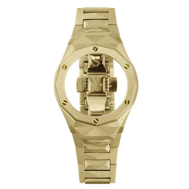 GA2100 GA-B2100 Для Casio Дуб Фермерский GA-2110 Модифицированный 316L Восьмиугольный Металлический Корпус Ремешок Аксессуары для Часов