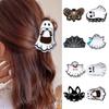 Halloween Butterfly Hair Clip Bat Halloween Shark Clip Funny Ghost Hair Claw Wash Face