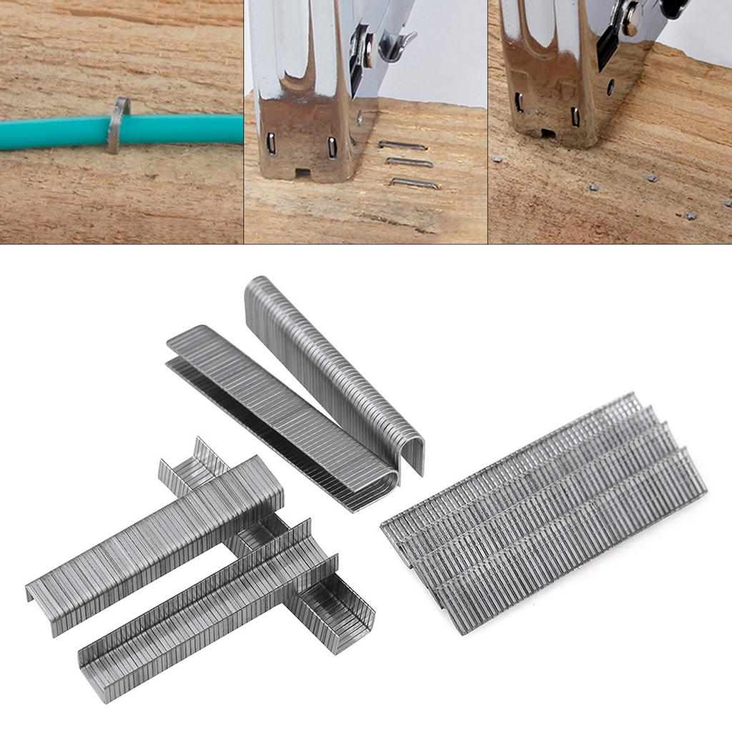 Electric Pneumatic Nail Gun 1000pcs Straight Nail U Nail Fit for Electric Straight Nail Gun Staples Pneumatic Nail Gun