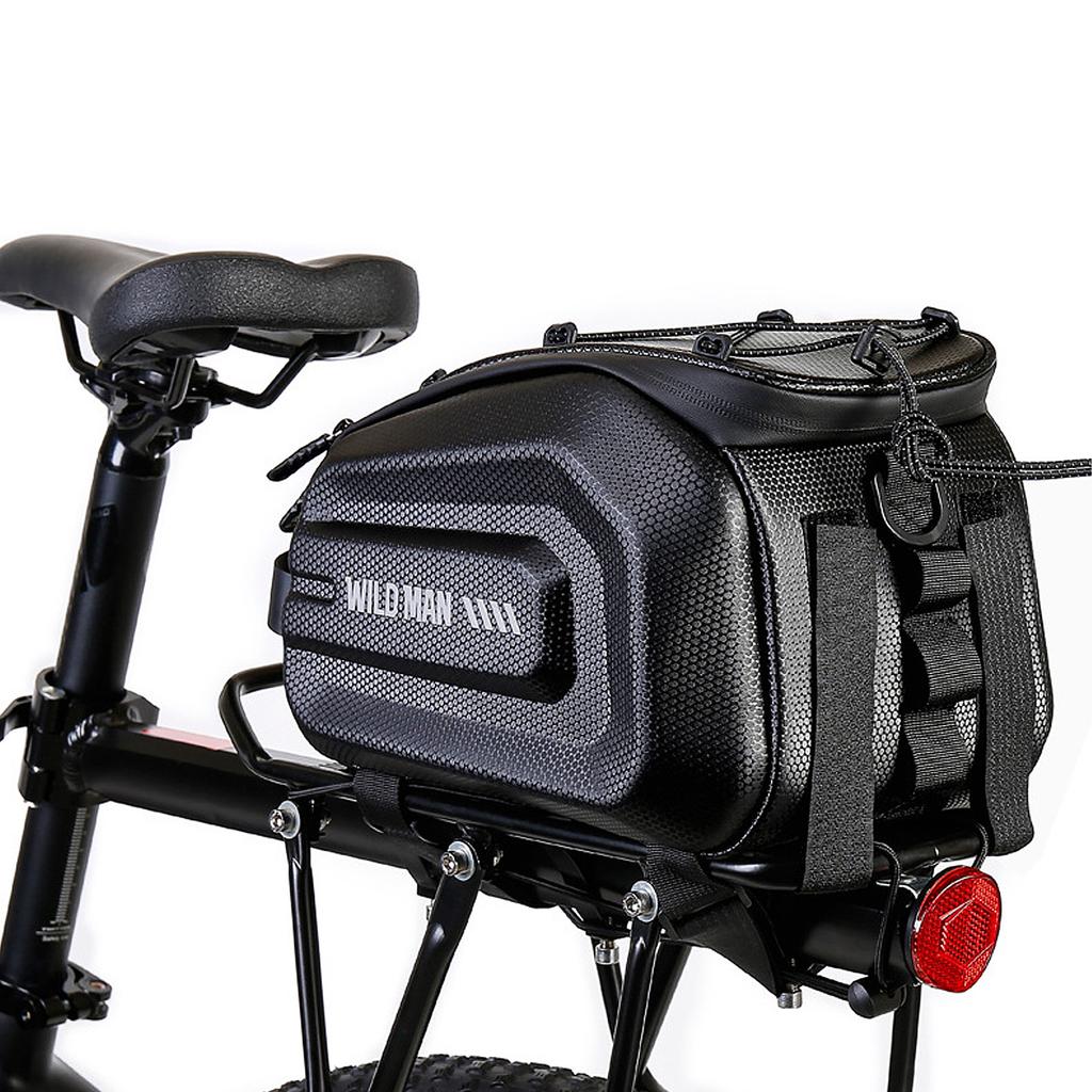 Bicycle Bag Multipurpose Design Mountain Bike Bag Ebike Battery Bag Rear Rack Storage Bike Trunk Bag for Bicycles