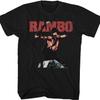 Американская классика Рэмбо Рамбоу Черная взрослая футболка