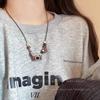 Винтажная персональная камера Сплайсинг Регулируемая цепочка на шею Мужская нишевая Хип-хоп Горячая штучка Сладкая Крутая цепочка для свитера Женская
