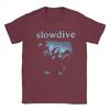 Мужская футболка Slowdive, новинка, футболки с коротким рукавом и круглым вырезом, летняя одежда из чистого хлопка