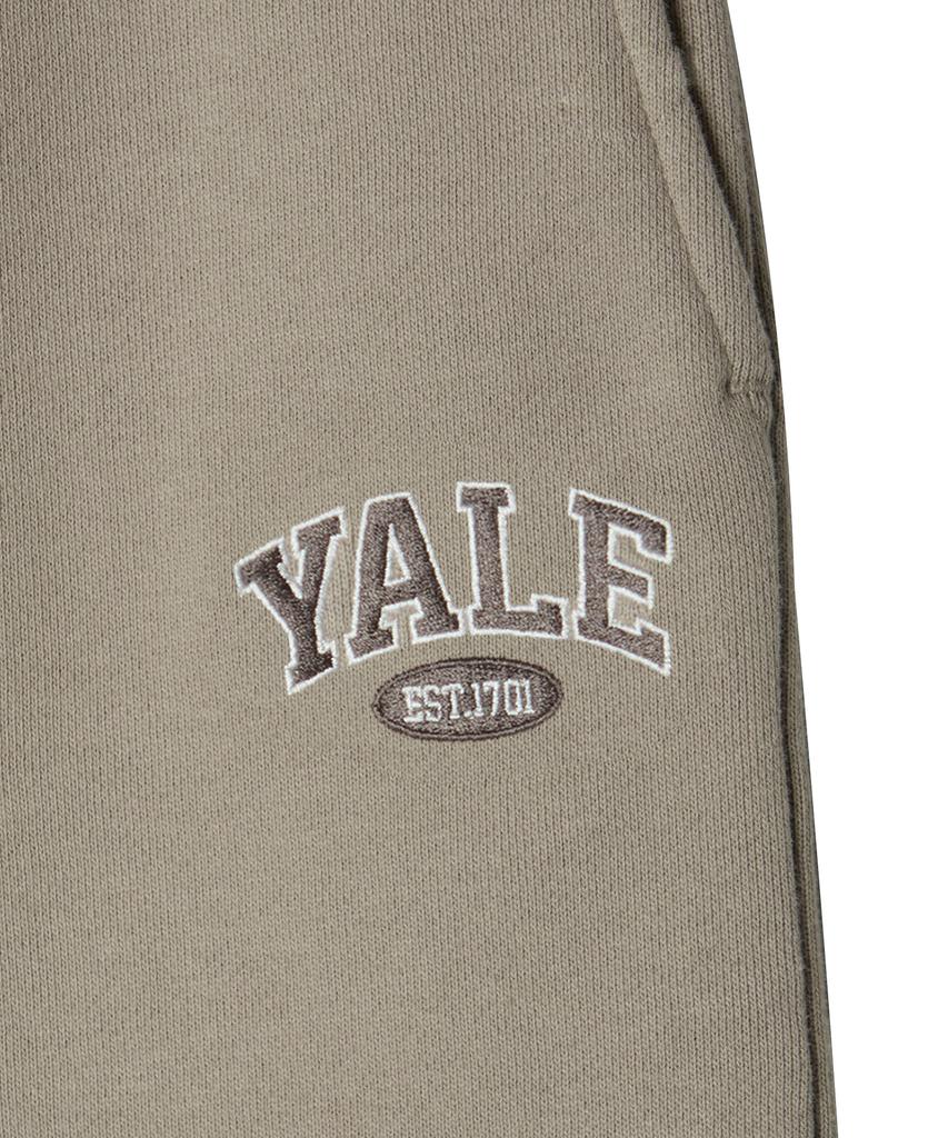 YALE Маленькие двухцветные спортивные штаны с аркой_Бежевый