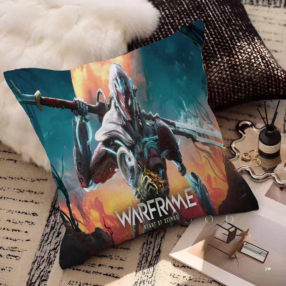 Подушка для геймера Warframes Подарок Декор для дома и офиса Подушка для спальни Дивана Автомобиля Наволочка