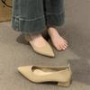 Women's Shoes 2025 Brand Shallow Women's Flats Fashion Solid Daily Flats Women Sexy Pointed Toe Flat Low Heels Zapatos Mujer