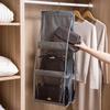 Double-Sided Hanging Fabric Storage Pouch for Wardrobe & Door