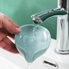 Leaf Shape Soap Box Drain Soap Holder Box Bathroom Shower Soap Holder Sponge Storage Plate Tray Bathroom Supplies Bathroom Gadge