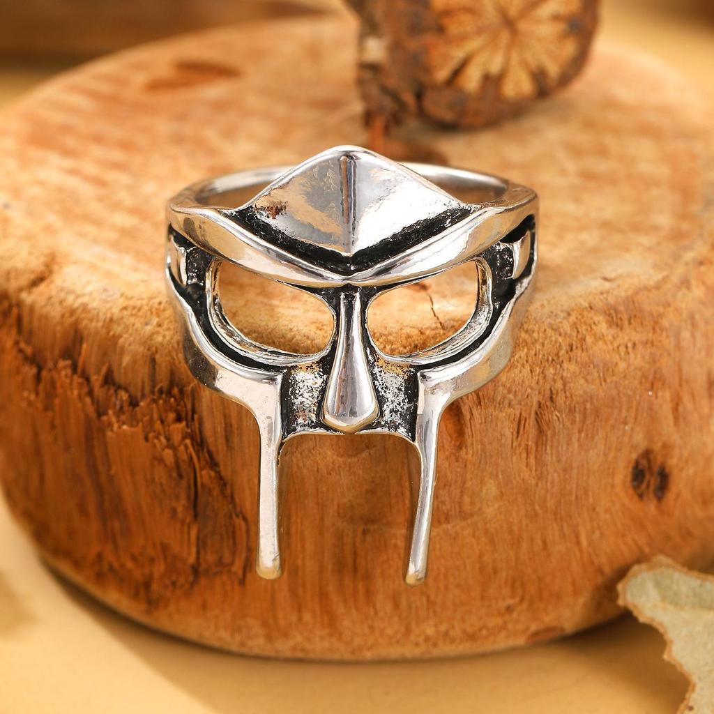 Модное ретро преувеличенное холодное кольцо с открытой половиной лица скульптуры Венеры