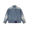 Lee FW25 Стиль торгового центра Удобная версия Эффект разбрызганных чернил Винтажная куртка Джинсовое пальто Мужские куртки Средне-синий LMT011300101291A09277