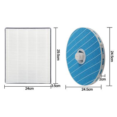 FY1114 FY5156 Фильтр для очистителя воздуха Подходит для Philips HU5930/HU5931 Фильтр для увлажнителя + HEPA-фильтр Фильтр для очистителя воздуха увлажн