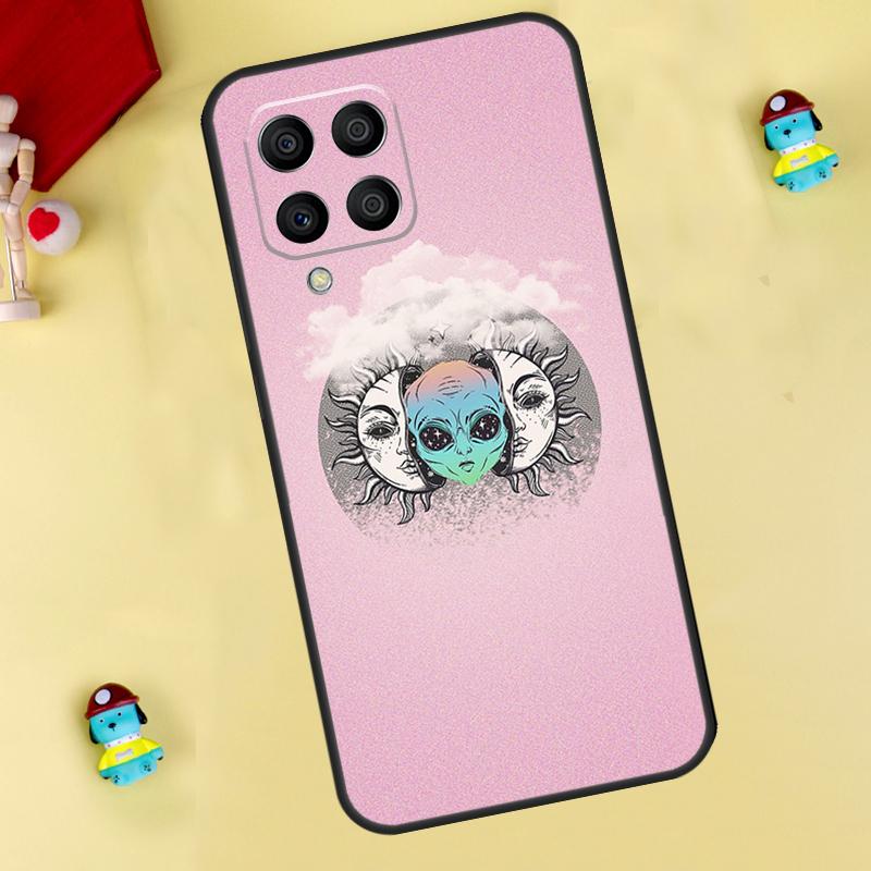 Alien Kawaii Art Case For Samsung Galaxy M13 M33 M53 M14 M12 M15 M06 M16 M36 M56 M31 M32 M52 M35 M55 M34 M54