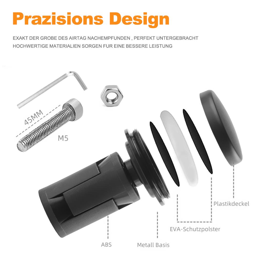 1-5Set Anti-Theft Bike Mount Bicycle Front Fork Down Tube Bracket for AirTag Protective Bike Anti-lost Locator Case Accessories