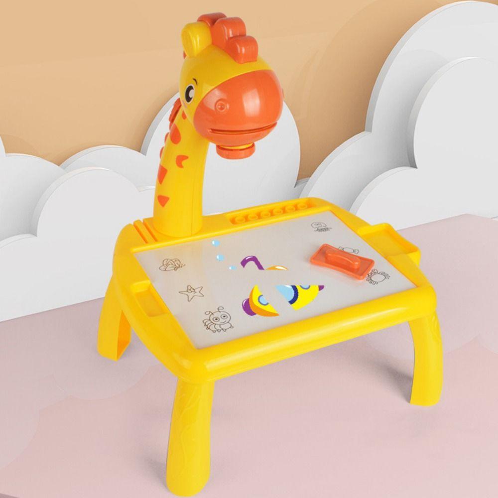 Жираф светодиодный проектор чертежный стол набор для рисования светодиодный проектор художественный чертежный стол игрушки дети