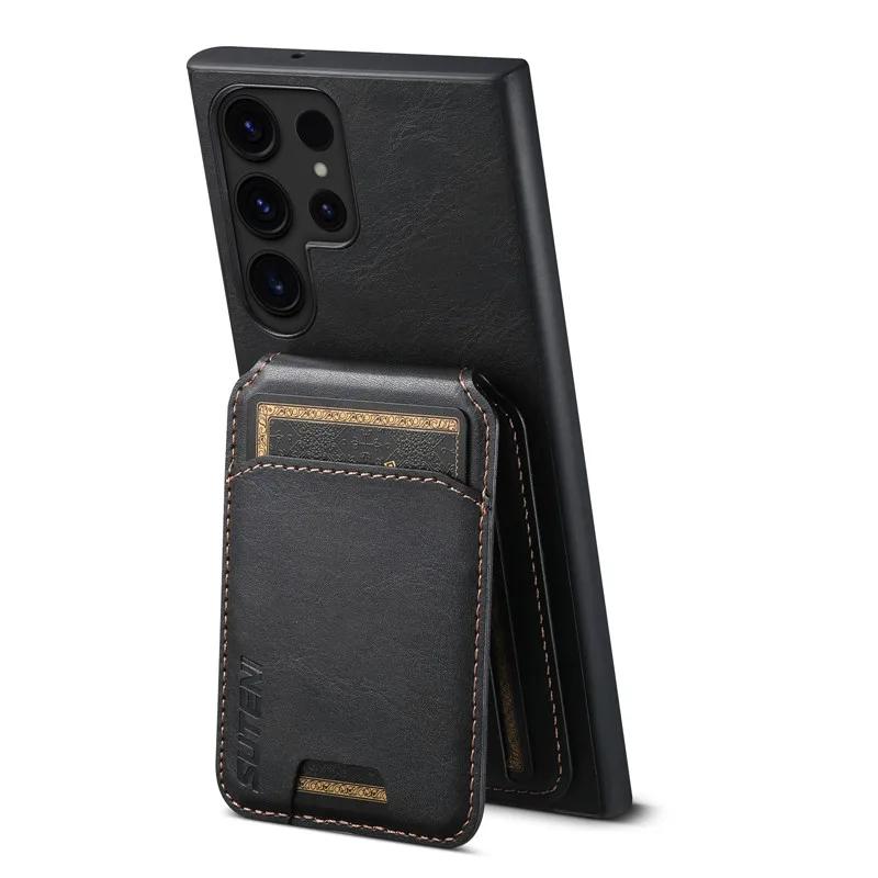 Многофункциональный кожаный чехол-книжка с магнитом для Samsung Galaxy S26 Ultra S25 Plus Ultra S24 S23 S22 Ultra Plus S21 Note20Ultra