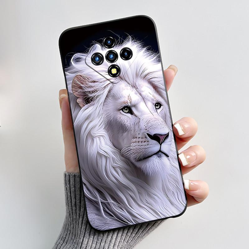 Phone Case For Infinix Zero 8/8i Ins Style Bright Flower Floral Painted Cover Bumper Soft Shockproof Fashion Black Case