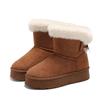 Fashion Winter Boots Fur Women's Snow Boots Low-top Warm Fur Shoes Fashion Women's Winter Short Boots Super Mini Outer Wear Non-slip