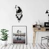 Iron Craft Wolf Head Wall Art Creative New Pendant Decoration Stylish Home Ornament for Bedroom Unique Wall Decor & Crafts