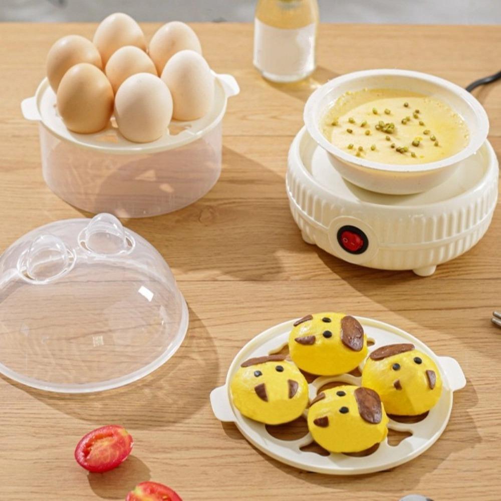 High Temperature Resistance Automatic Egg Steamer Plastic Egg Boiler Breakfast Preparation