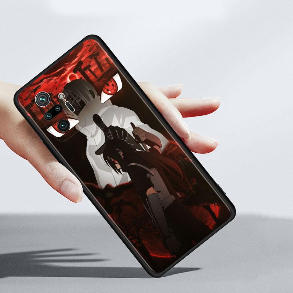 Itachi Phone Case for Xiaomi Redmi Note 9s 9 10 11 8 Pro 7 11t 9t 8t 9 9a 9c 8 K40 Cover Silicone Coque