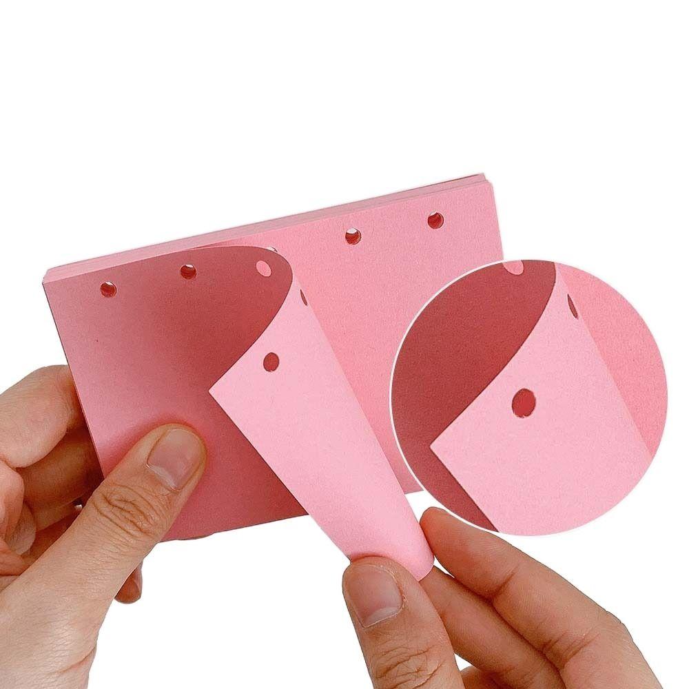 Candy Color Refill Spiral Binder Inner Pages 5-Ring Notebook Index Divider Page  Stationery