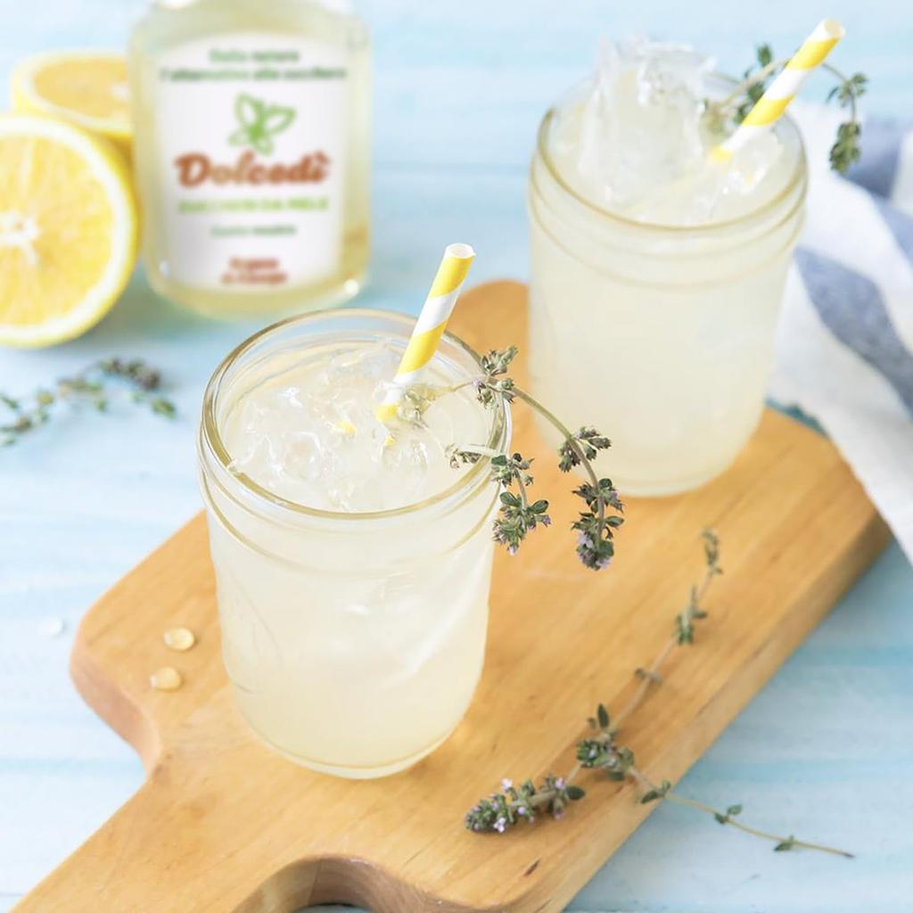 Dolcedi Natural Sweetener 100% Apple Concentrate Liquid Sugar Substitute Low GI Low Calories Vegan Squeeze Bottle