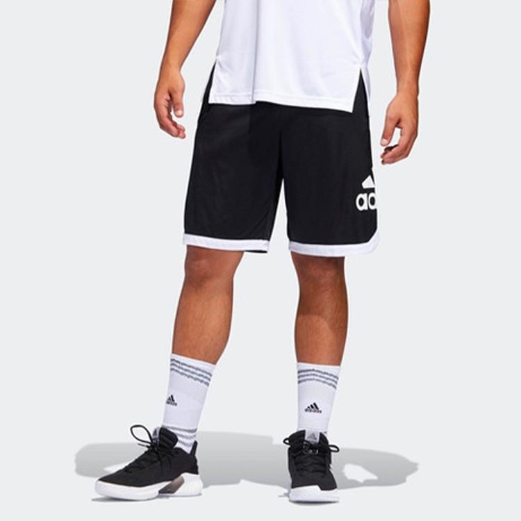 adidas Мужские быстросохнущие баскетбольные шорты Badge Of Sport, черные DP4768