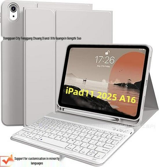 Универсальный защитный чехол для iPad 11 с Bluetooth-клавиатурой с подсветкой для iPad Pro 11/Air 7.