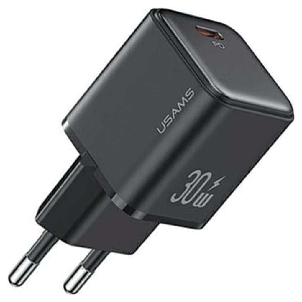 USAMS Land. Network. 1Xusb-C Pd30W 3A(OnlyHead) Pd3.0 Fast Charging Black/Black X-Ron Series Cc186Tc01 (Us-Cc186)