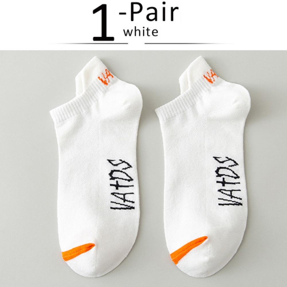 Heel Color Breathable Cotton Socks Athletic Sports Socks Ankle No Show Socks Short Low Cut Socks