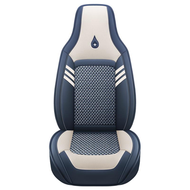 Моточехлы Универсальные чехлы на автомобильные сиденья для внедорожников Стильная прочная льняная льняная подушка для большинства пятиместных автомобилей