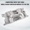 Прокладка впускного коллектора с воздушным зазором 318 340 360 для Chrysler Dodge Challenger 318 360 5.2L Small Block