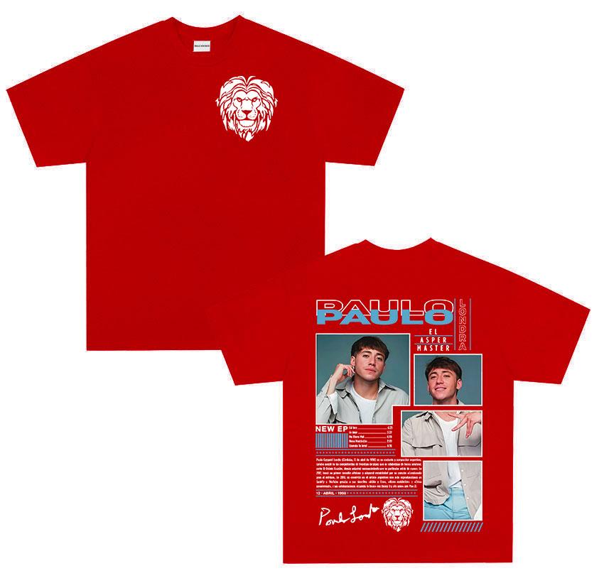 Rapper Paulo Londra Homerun Tour 2026 Album Print Tshirts Unisex Women Retro Tshirt Fashion Hot Sale Short Sleeve Tees