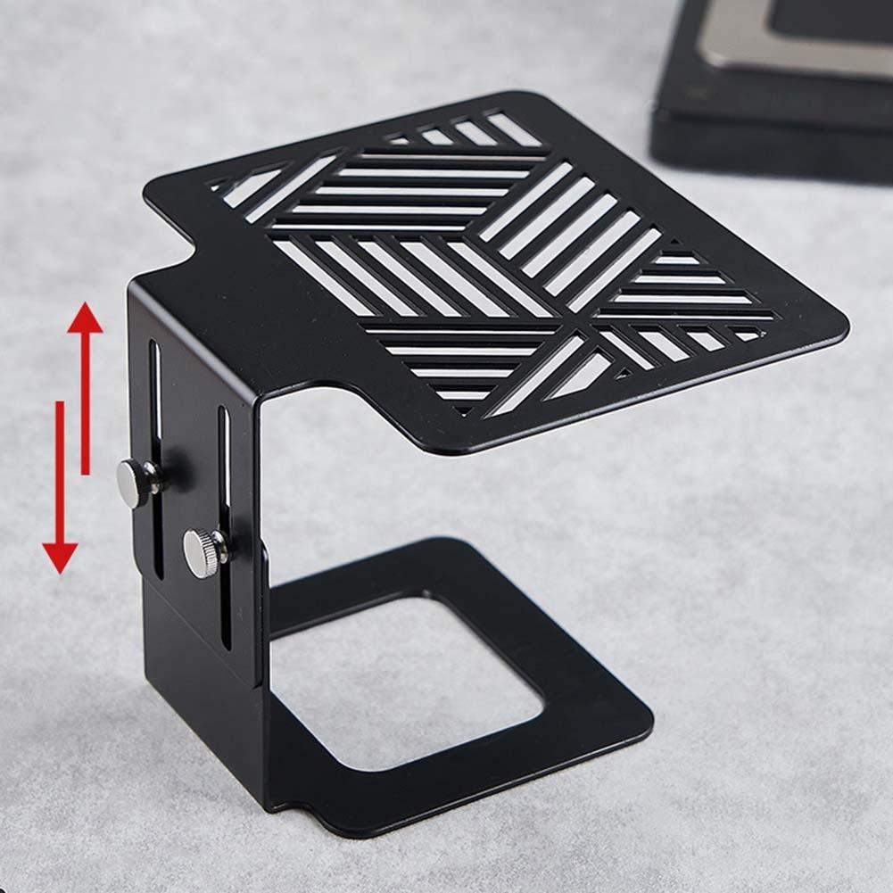 Подставка для взвешивания кофе черная для эспрессо-машин серебристая