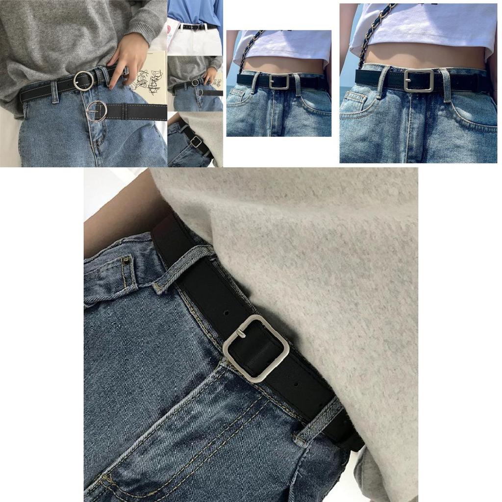 Универсальный шикарный пояс из ПУ с уникальным дизайном пряжки, идеально подходящий для современных любителей моды