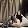 Sex Underwear New Net Socks Lace Empty Suspenders Integrated Fishing Net Stockings Stockings Stockings Suspenders Women