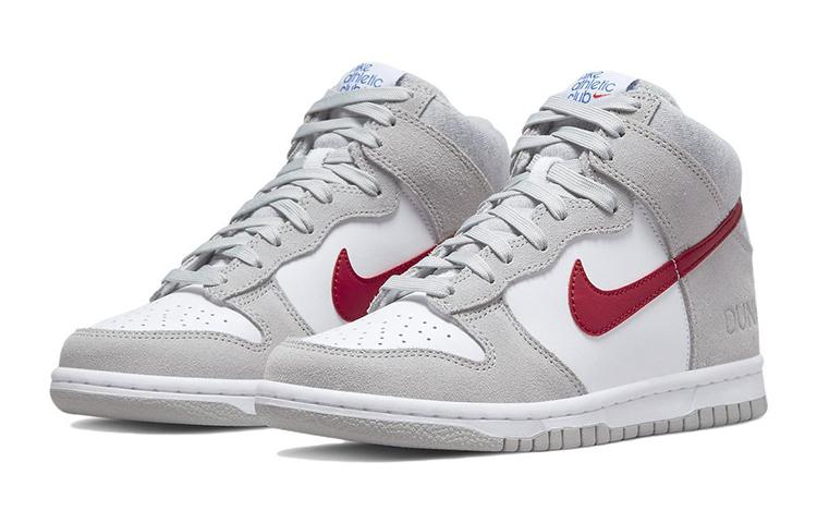 Nike Dunk High Athletic Club Grey Red GS DH9750-001