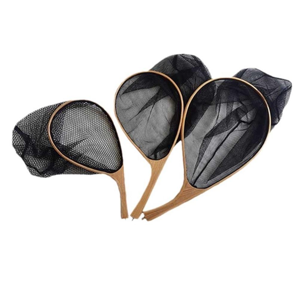 Wooden Handle Trout Net Landing Net Fishing Equipment Trout Fishing Mesh Trout Landing Net