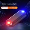 Mini LED Solar Car Warning Light Wireless Anti-theft Warning Light Flashing Alarm Light