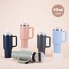 1200ml Stainless Steel Vacuum Insulated Travel Mug With Handle Car Office Outdoor Use