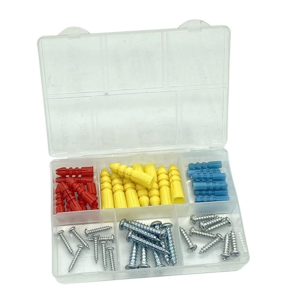 Stainless Steel Expansion Screw Set Ribbed Plastic Electric Tool Screw Set  For Electric Tools