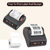 Bisofice Portable 80mm Receipt Label Printer Wireless BT Thermal Receipt Printer Mobile Bill