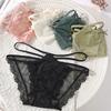 Women's Sexy Lace Mid-waist Underwear Panties Women Girl Luxury Breathable Lace Panties Briefs Knickers Underpants