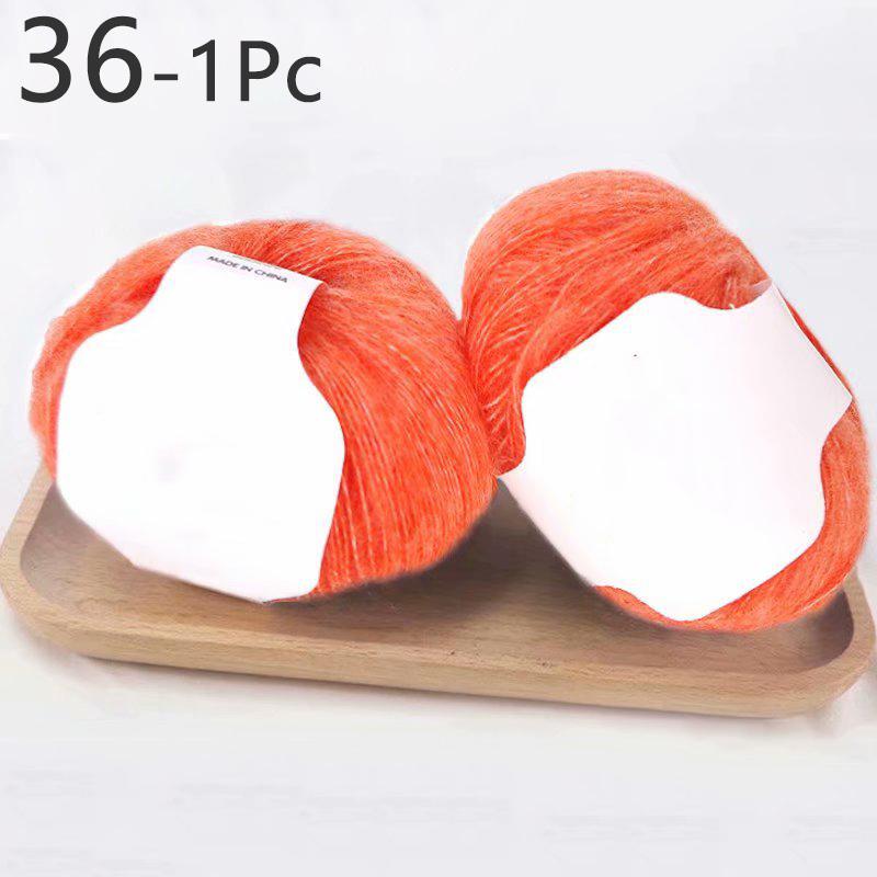 1 шт., 30 г, нить для вязания крючком из мохера для свитера, шарфа, пряжа для вязания, мягкая многоцветная пряжа для рукоделия «сделай сам»