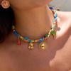 Stylish Oceanics Inspired Shell Dopamine Necklace Adjustable Portable Chain for Women Daily Wear