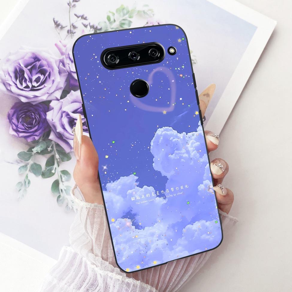 Чехол для телефона для LG V40 ThinQ Чехол Эстетичный Милый Модный Забавный Расписной Корпус для LG V40 ThinQ V405 LM-V405 LM-V409N