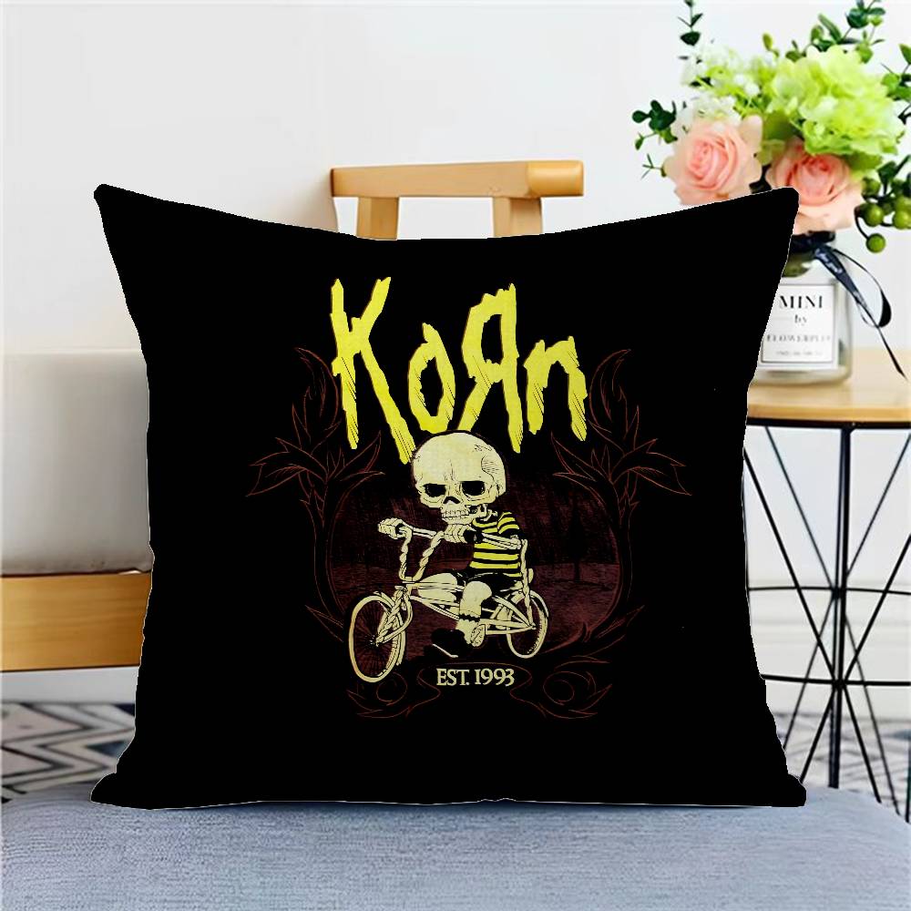 Рок-группа Korn Без названия Делюкс Стежок Наволочка Lucky Dragon Наволочка для диванной подушки Украшение дома и комнаты Детский подарок